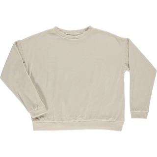 Sweatshirt Acentra velours - Poudre Organic