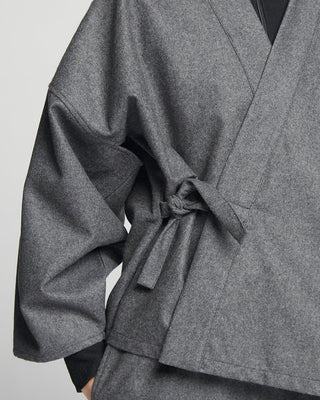 Kimono laine flanel gris - Girls of dust