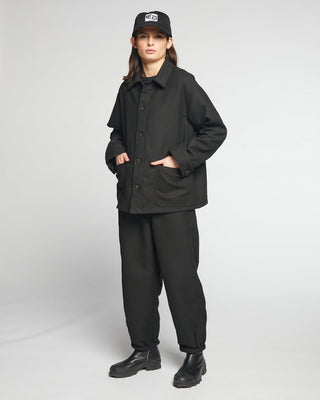 Pantalon Pasha Uniform Laine noir - Girls of dust